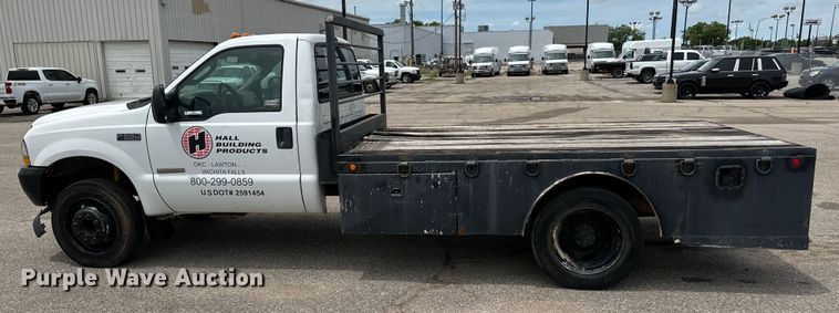 image for item NL9897 2004 Ford F550 flatbed truck