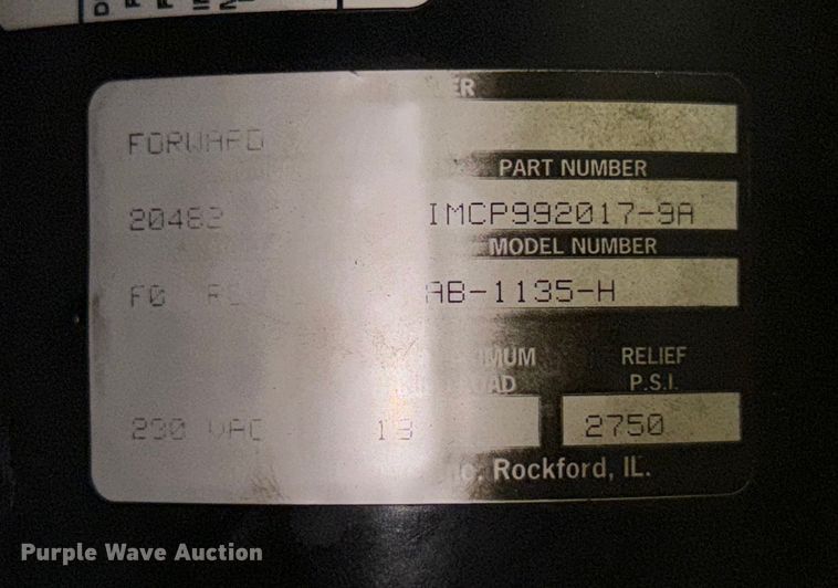 image for item NL9909 Forward Manufacturing DP10A two post automotive lift