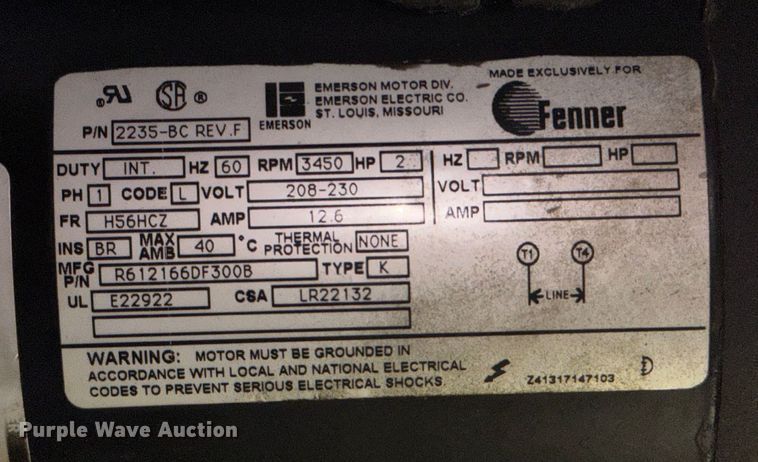 image for item NL9909 Forward Manufacturing DP10A two post automotive lift
