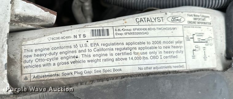 image for item NL9921 2006 Ford F550 Super Duty XL utility / service truck