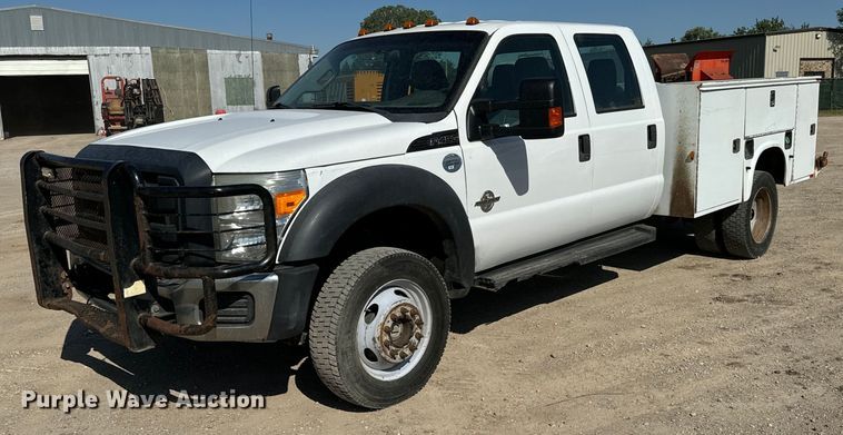 image for item NL9935 2014 Ford F450 Super Duty XL Crew Cab utility / service truck