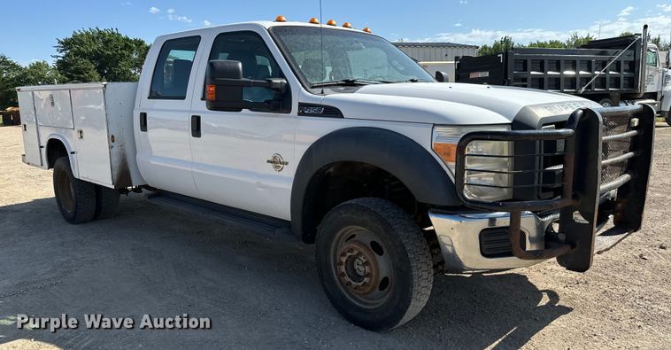 image for item NL9935 2014 Ford F450 Super Duty XL Crew Cab utility / service truck