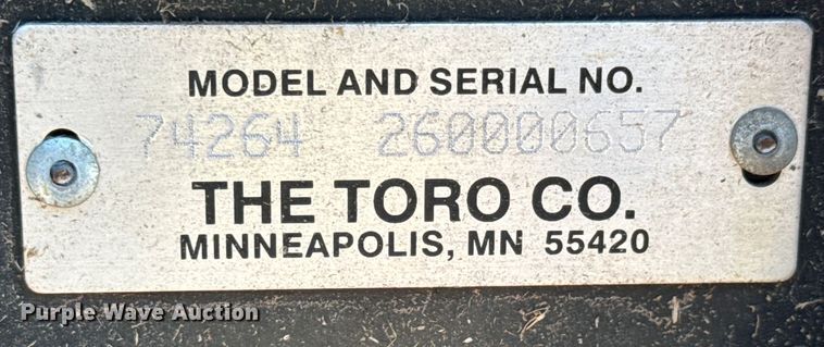 image for item NL9980 Toro Z Master ZTR lawn mower