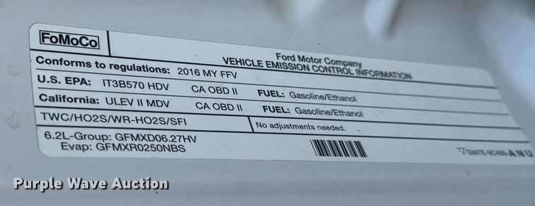 image for item NL9986 2016 Ford F350 Super Duty XL  SuperCab utility bed pickup truck