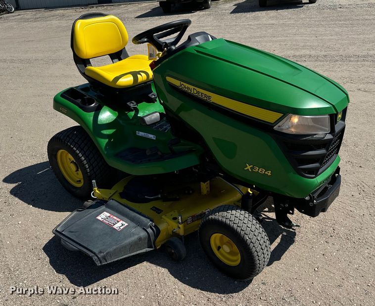 image for item NL9993 John Deere  X384 lawn mower