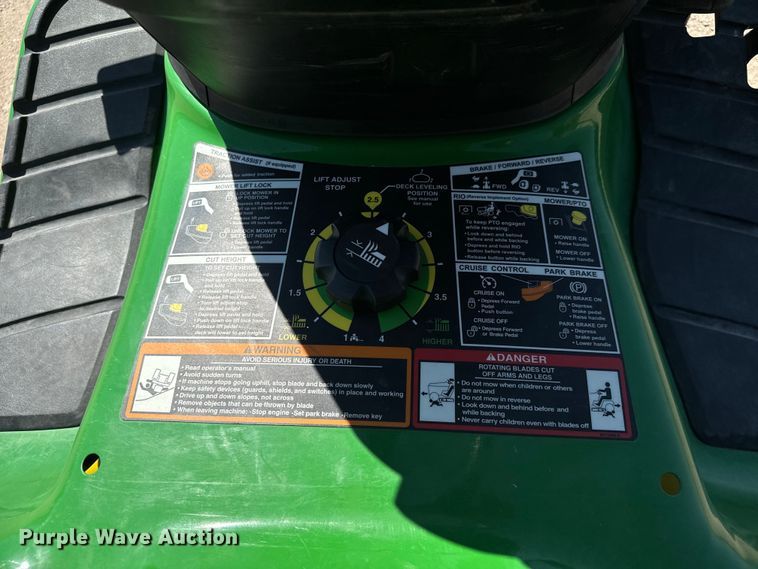 image for item NL9993 John Deere  X384 lawn mower