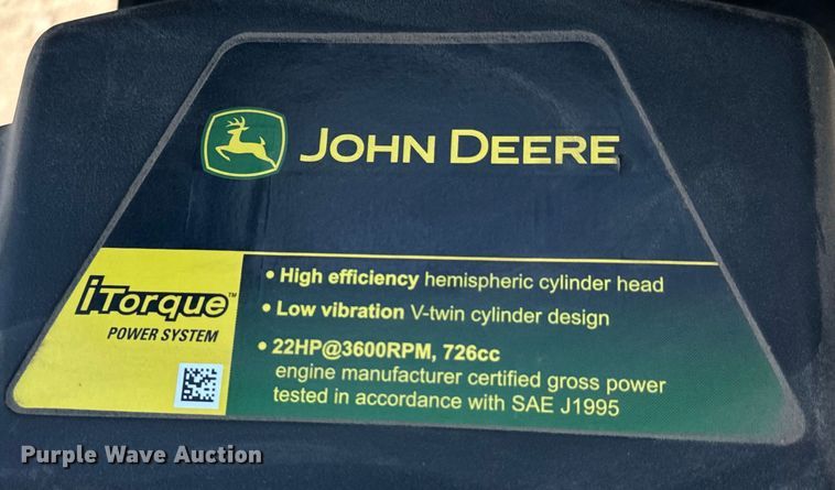 image for item NL9993 John Deere  X384 lawn mower
