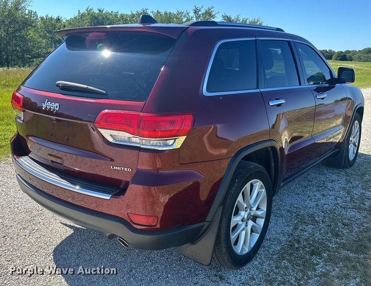 image for item NR9972 2017 Jeep Grand Cherokee Limited  SUV