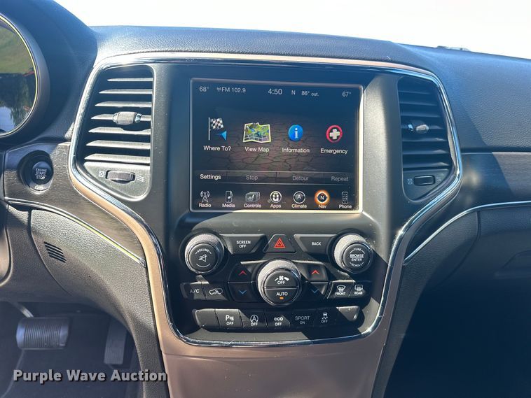 image for item NR9972 2017 Jeep Grand Cherokee Limited  SUV