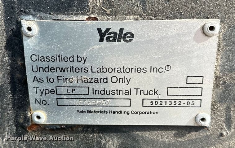image for item NR9985 1997 Yale GLC035AFNUAE082 forklift