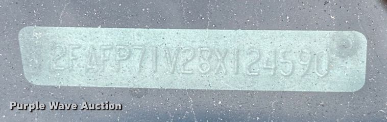 image for item NR9989 2008 Ford Crown Victoria  