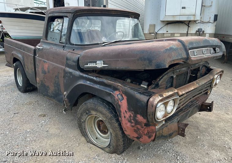 image for item NR9998 1959 Ford F100 pickup truck