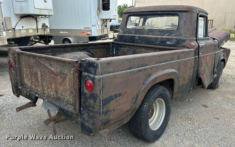 image for item NR9998 1959 Ford F100 pickup truck
