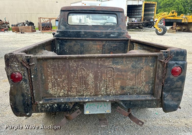image for item NR9998 1959 Ford F100 pickup truck