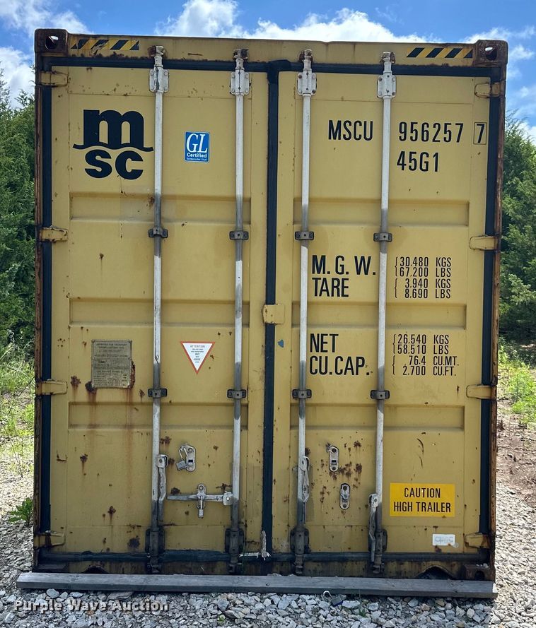 image for item NT9379 2004 CIMC 40' shipping container