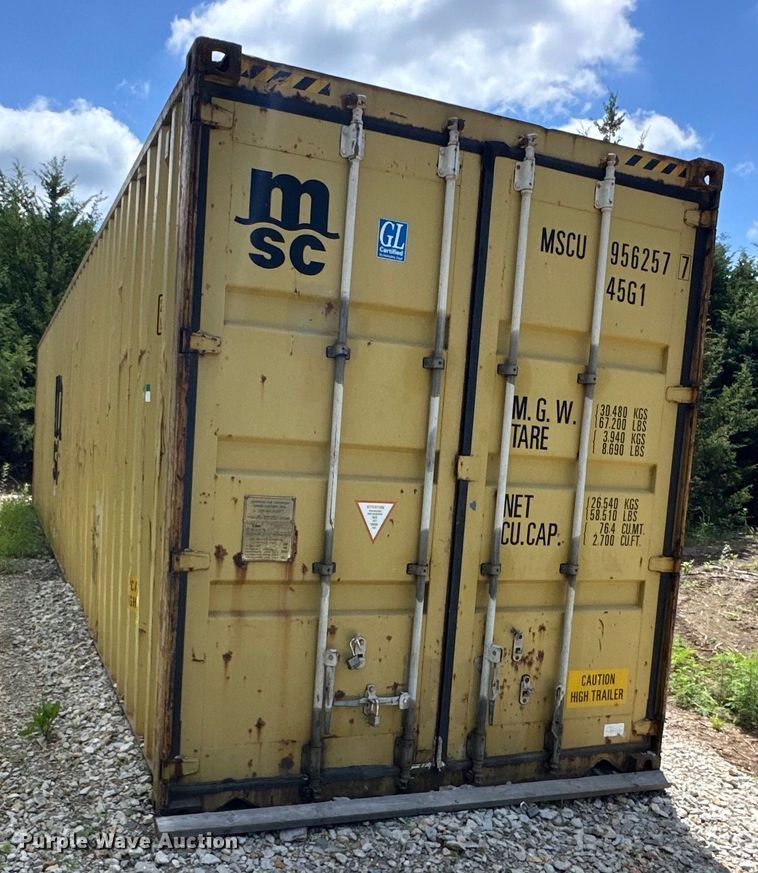 image for item NT9379 2004 CIMC 40' shipping container