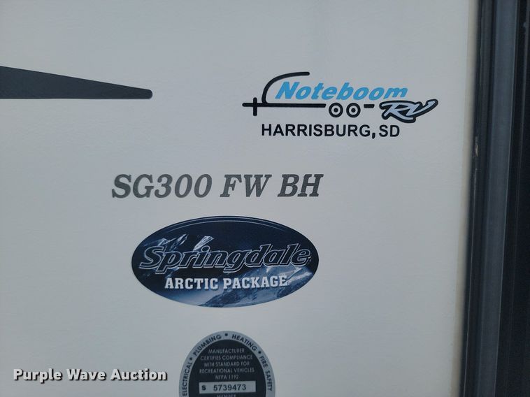 image for item NZ9826 2020 Keystone RV Springdale SG300FWBH20 camper