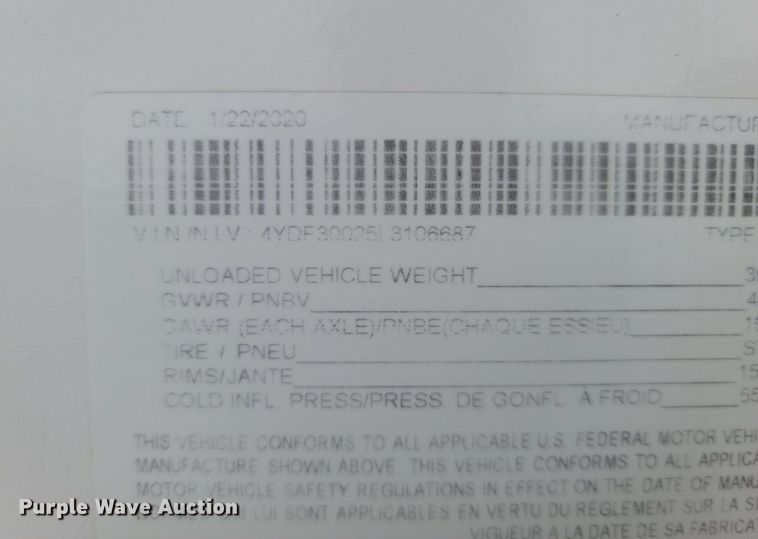 image for item NZ9826 2020 Keystone RV Springdale SG300FWBH20 camper