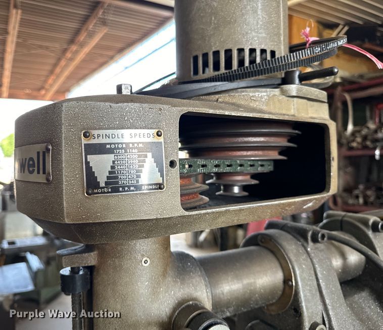 image for item OG9555 Rockwell 21-120 milling machine