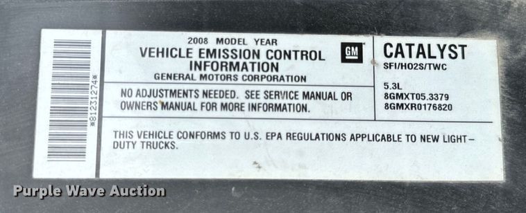 image for item OG9565 2008 GMC  Sierra 1500 Crew Cab pickup truck