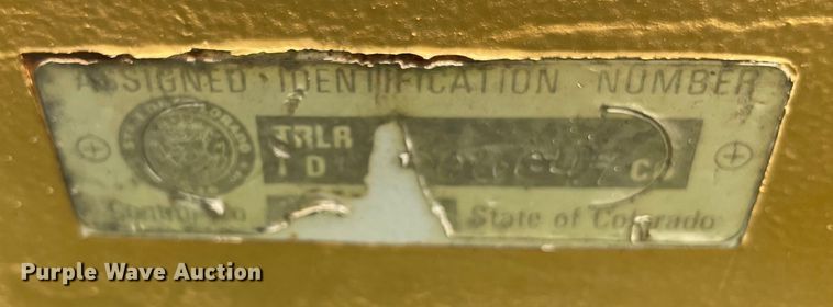 image for item OG9969 2002 Shop Built Reel trailer