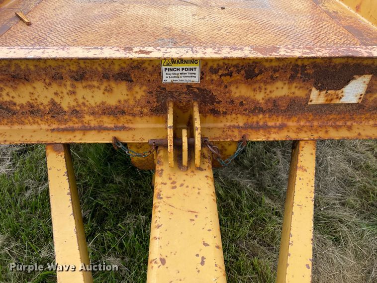 image for item OG9971 2010 Butler  tilt deck equipment trailer