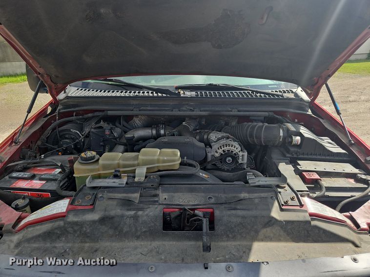 image for item OK9895 2001 Ford F550 Super Duty XL flatbed truck