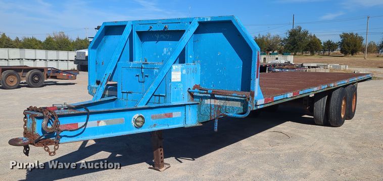 image for item OL9087 1996 Shop Built  equipment trailer
