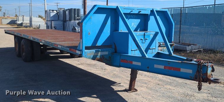 image for item OL9087 1996 Shop Built  equipment trailer