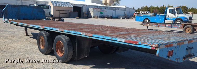 image for item OL9087 1996 Shop Built  equipment trailer