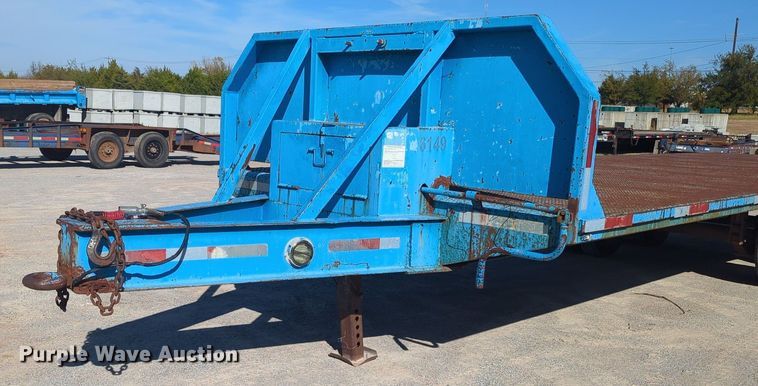 image for item OL9087 1996 Shop Built  equipment trailer