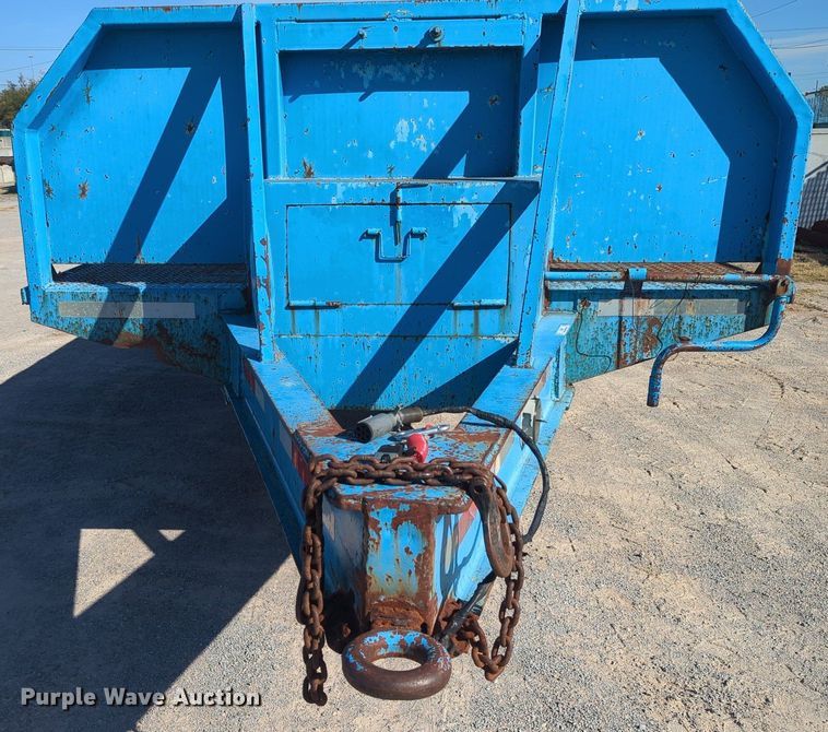 image for item OL9087 1996 Shop Built  equipment trailer