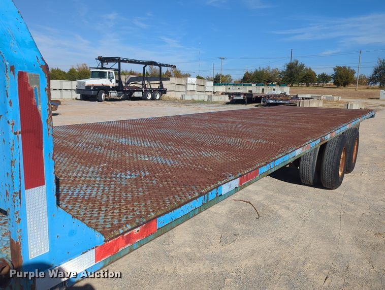 image for item OL9087 1996 Shop Built  equipment trailer