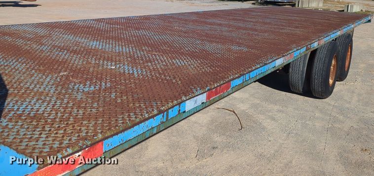 image for item OL9087 1996 Shop Built  equipment trailer