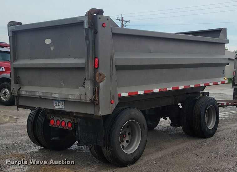 image for item DG0629 2013 Specialty Constructed end dump pup trailer