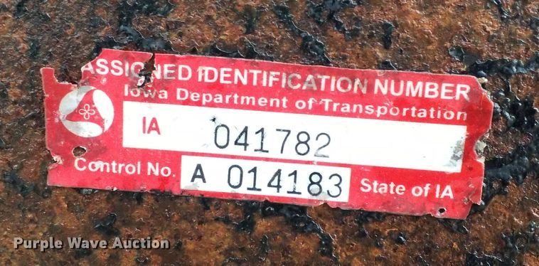 image for item DG0629 2013 Specialty Constructed end dump pup trailer