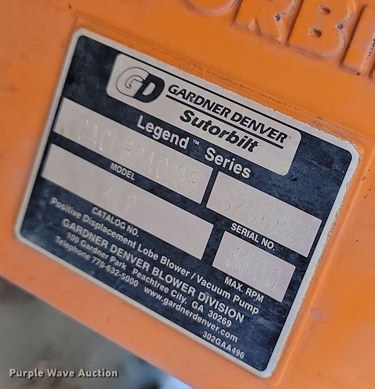 image for item DG0634 2006 Ring-O-Matic 275 vacuum excavator