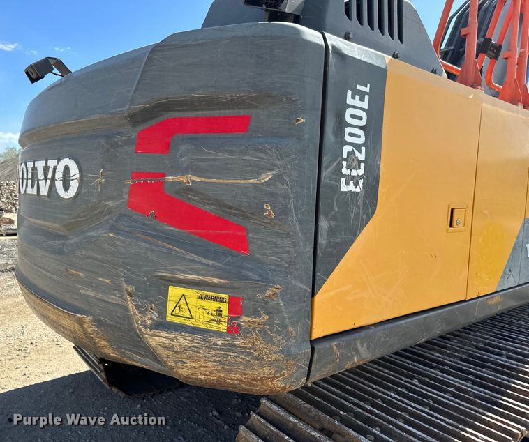 image for item DL4415 2019 Volvo EC200EL excavator