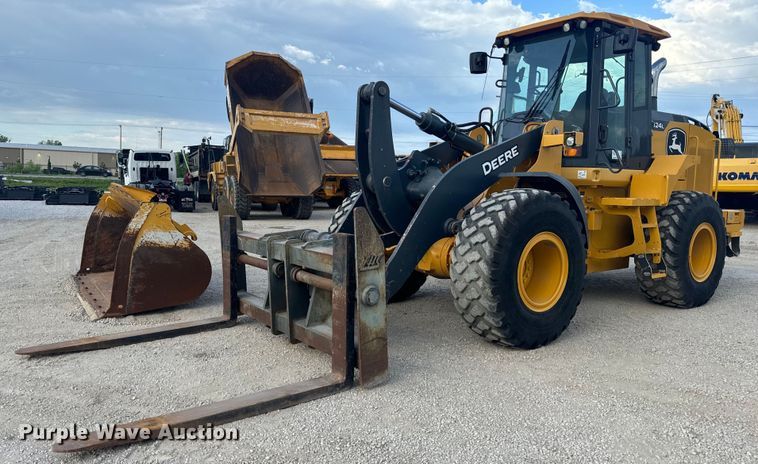 image for item DL4417 2019 John Deere 624L  wheel loader
