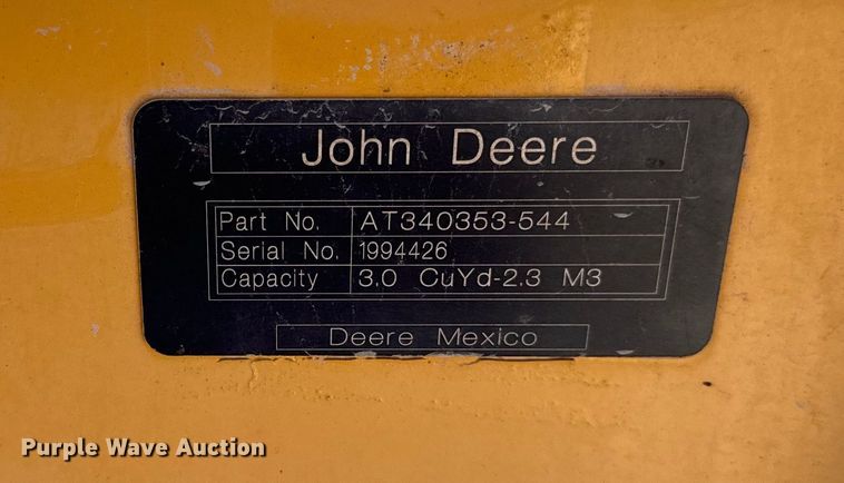 image for item DL4418 2015 John Deere 544K wheel loader