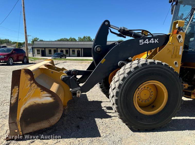 image for item DL4418 2015 John Deere 544K wheel loader