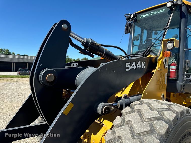 image for item DL4418 2015 John Deere 544K wheel loader