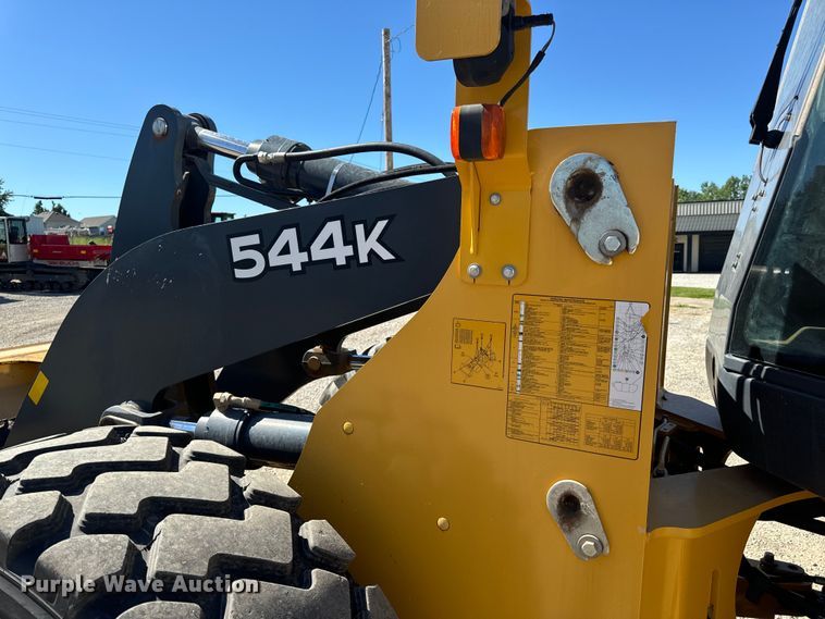 image for item DL4418 2015 John Deere 544K wheel loader
