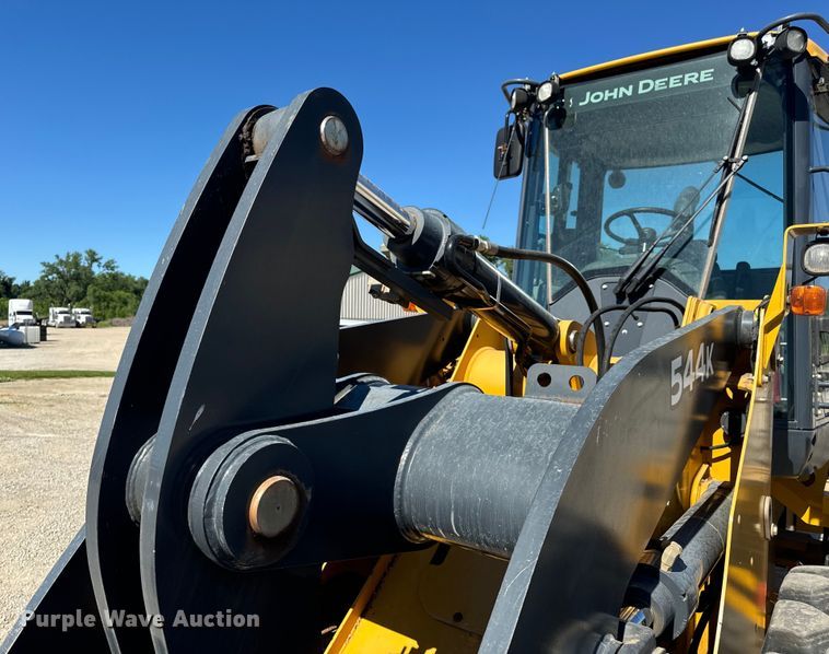 image for item DL4418 2015 John Deere 544K wheel loader
