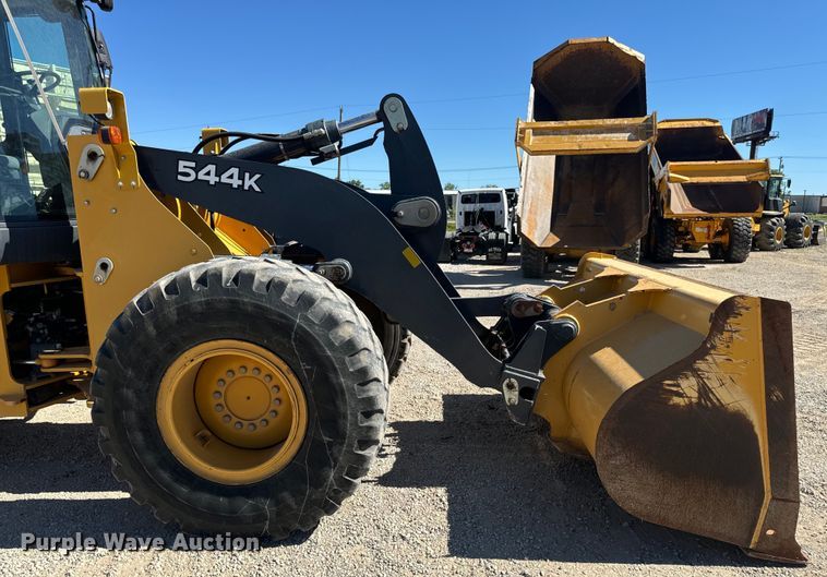 image for item DL4418 2015 John Deere 544K wheel loader