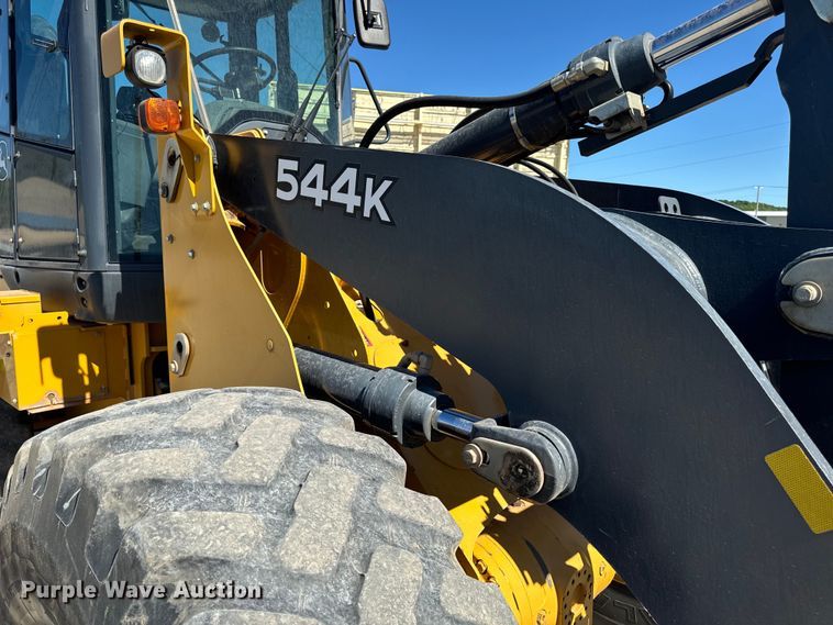 image for item DL4418 2015 John Deere 544K wheel loader