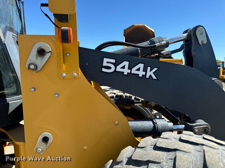 image for item DL4418 2015 John Deere 544K wheel loader