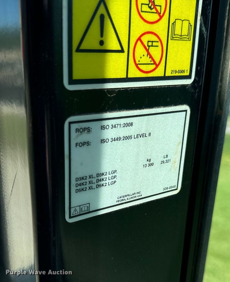image for item DL4419 2018 Caterpillar  D5K2 LGP dozer