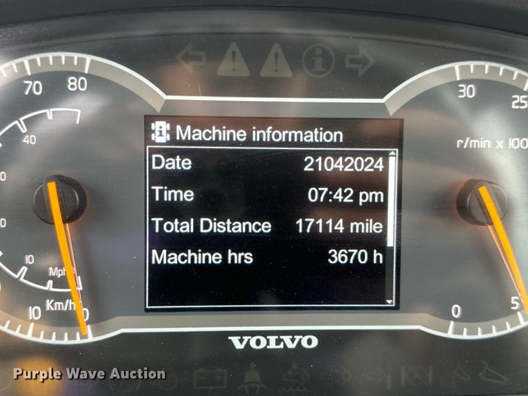 image for item DL4420 2019 Volvo A25G haul truck