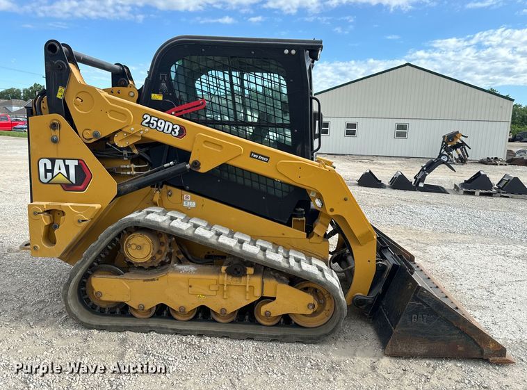 image for item DL4421 2019 Caterpillar  259D3 tracked skid steer loader